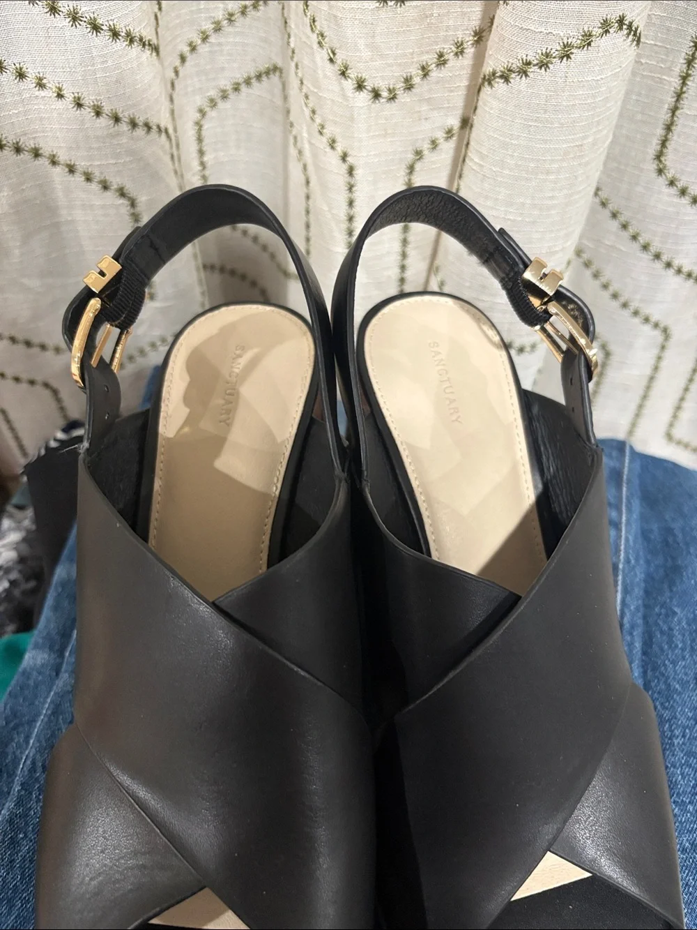 Sanctuary Nouveau Platform Wedge Sandal Size 10